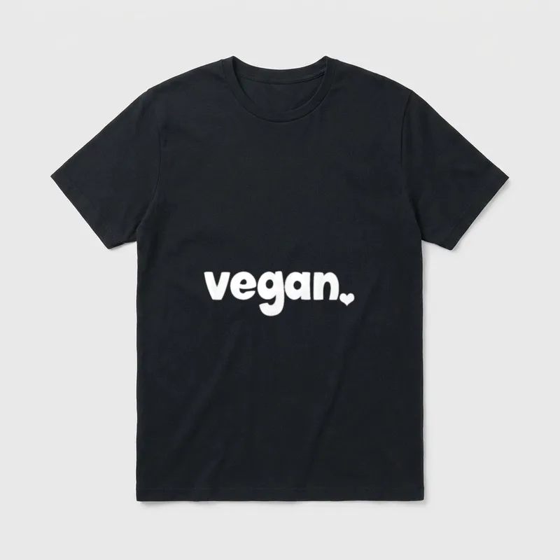 Vegan Cute Vegan T-Shirt – Classic T-Shirt in Black