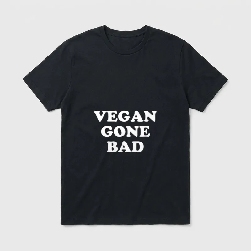 Vegan Gone Bad Vegan Shirts T-Shirt – Classic T-Shirt in Black