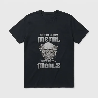 Death In My Metal Vegan Shirts T-Shirt – Classic T-Shirt in Black