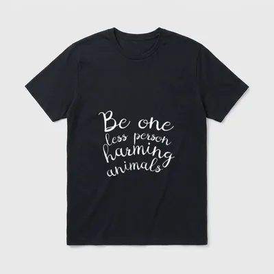 Be one less person T-Shirt – Classic T-Shirt in Black