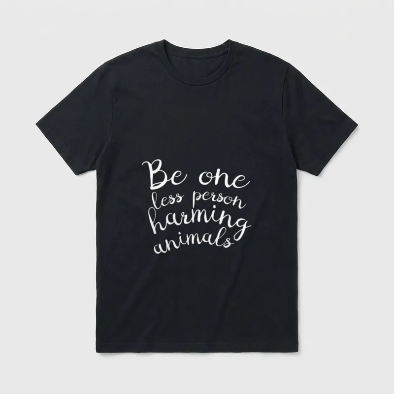 Be one less person T-Shirt – Classic T-Shirt in Black