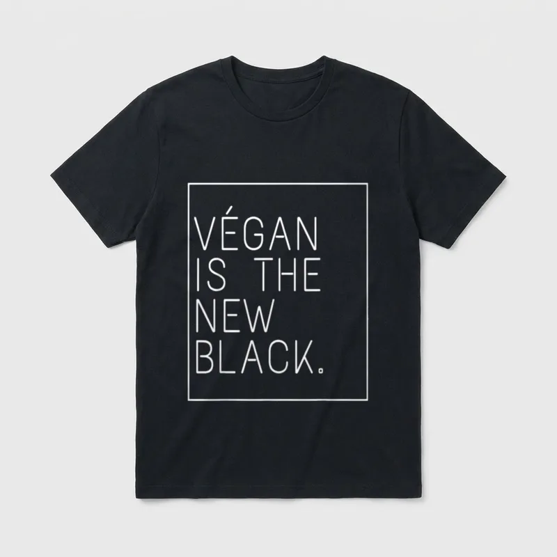 GRASSAFRASS Vegan T-Shirt – Classic T-Shirt in Black