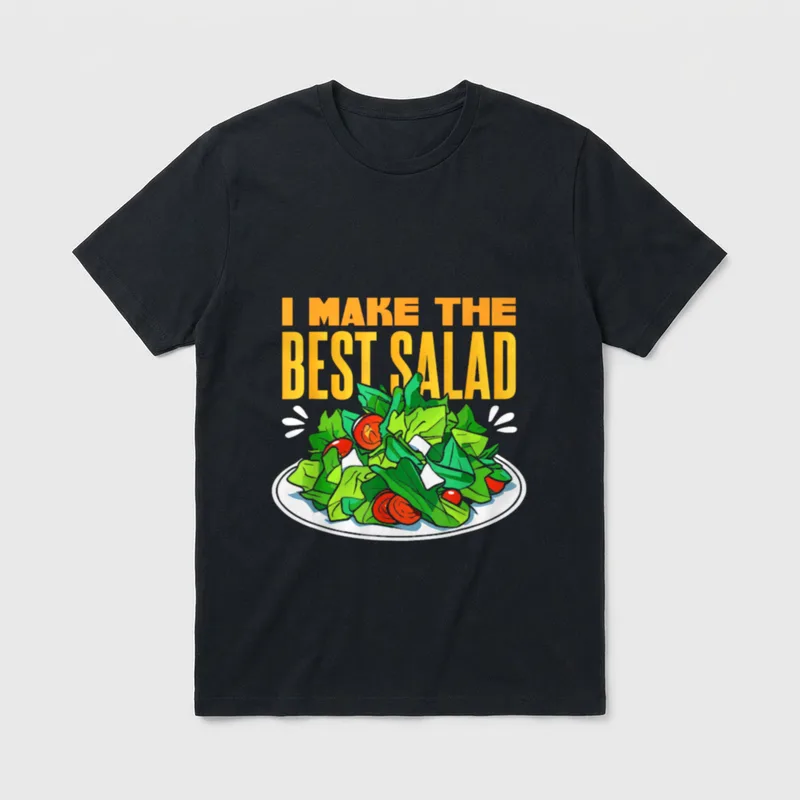 Vegan Salad Food Lover T-Shirt – Classic T-Shirt in Black