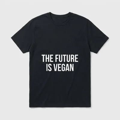 The Future Is Vegan Veganism T-Shirt – Classic T-Shirt in Black