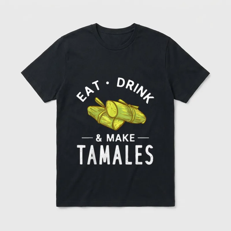 Tamale Mexican Recipe T-Shirt – Classic T-Shirt in Black