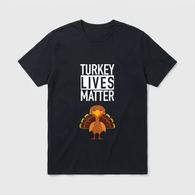 Fun Vegan Thanksgiving Save T-Shirt – Classic T-Shirt in Black