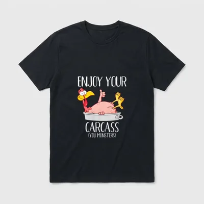 Enjoy Your Carcass T-Shirt – Classic T-Shirt in Black