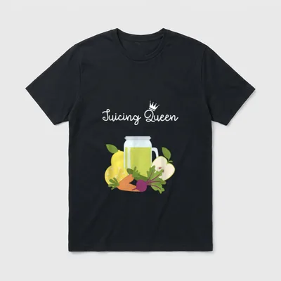 Juicing Queen Green Juice T-Shirt – Classic T-Shirt in Black