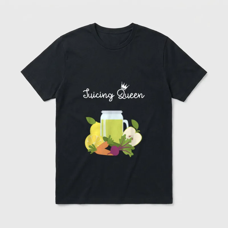Juicing Queen Green Juice T-Shirt – Classic T-Shirt in Black
