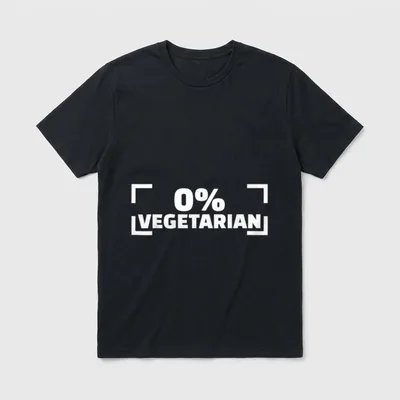 Vegetarian T-Shirt Vegetarian Shirts T-Shirt – Classic T-Shirt in Black