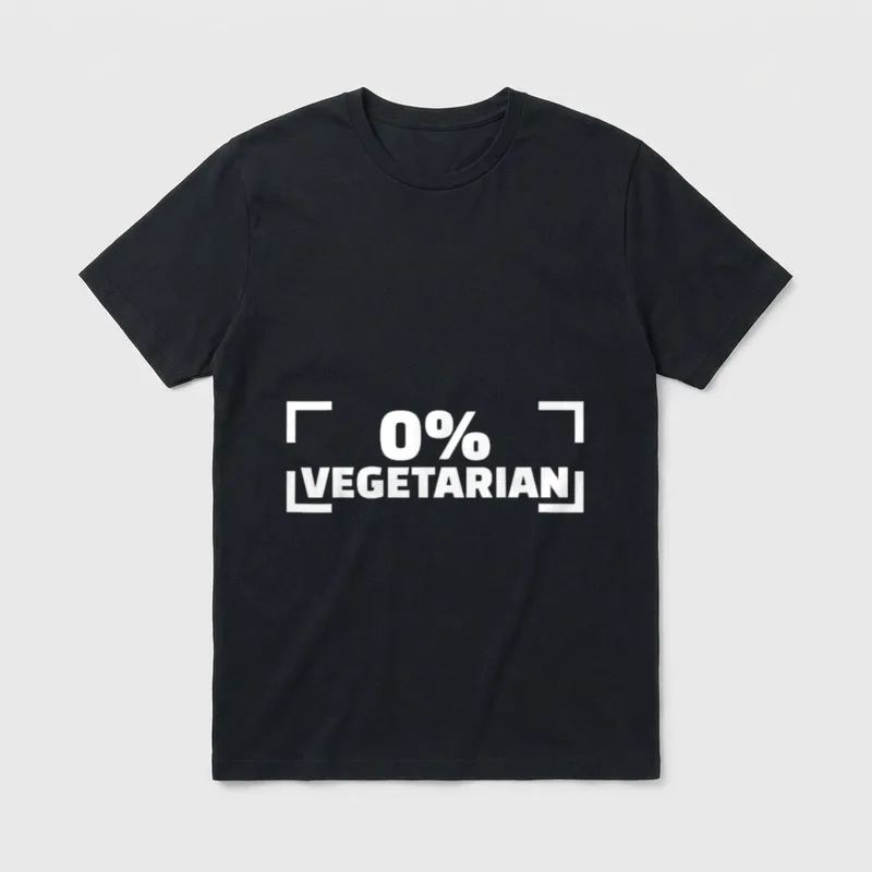 Vegetarian T-Shirt Vegetarian Shirts T-Shirt – Classic T-Shirt in Black