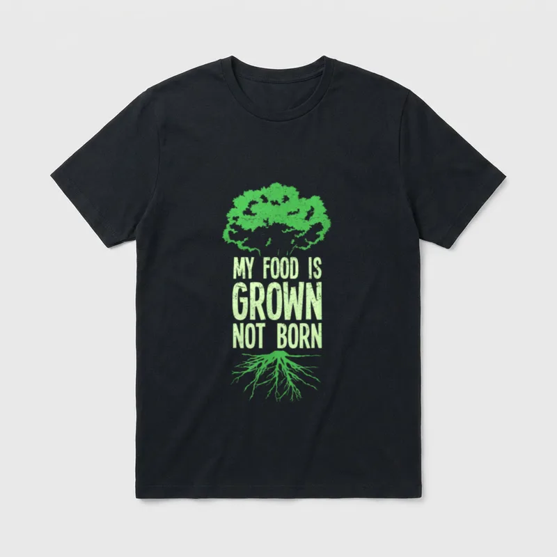 My Food Is Grown T-Shirt – Classic T-Shirt in Black