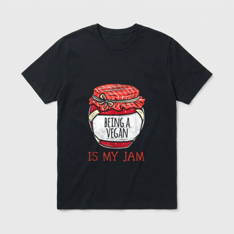 Cute Vegan Vegetarian Vegetarian Shirts T-Shirt – Classic T-Shirt in Black