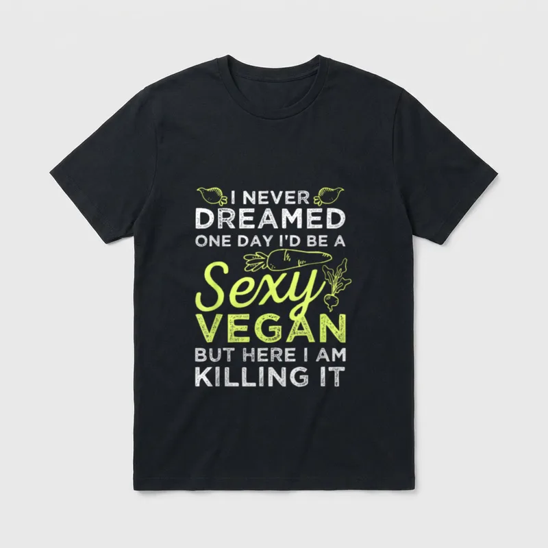 Sexy Vegan T-Shirt – Classic T-Shirt in Black