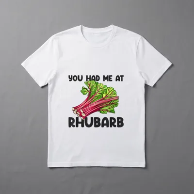 Rhubarb You Had T-Shirt – Classic T-Shirt in Black