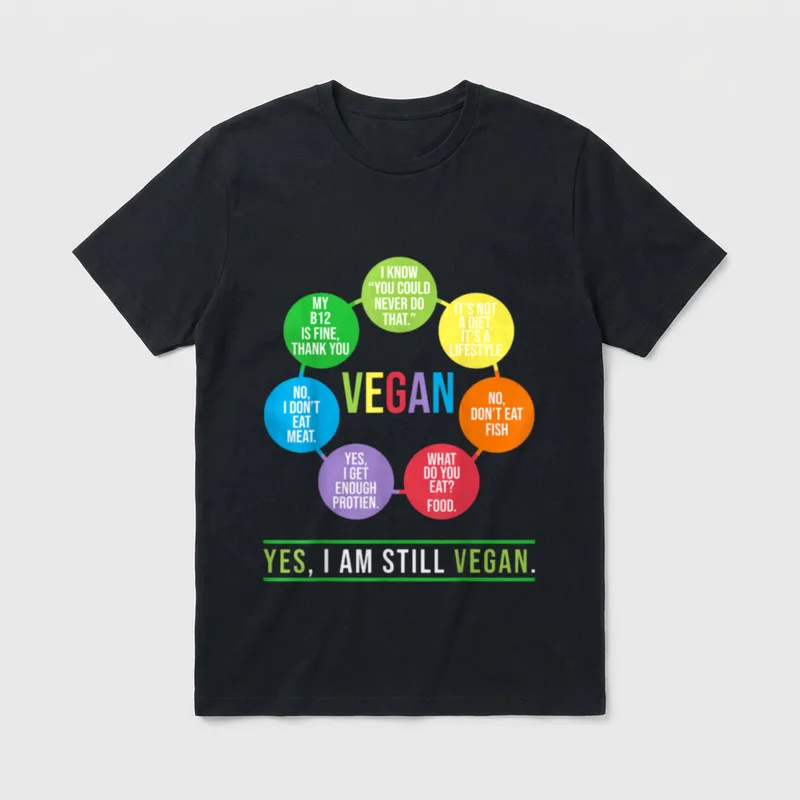 Vegan Yes T-Shirt – Classic T-Shirt in Black