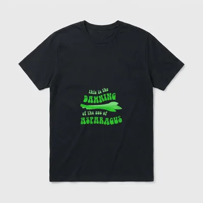 Age Of Asparagus Vegan T-Shirt – Classic T-Shirt in Black
