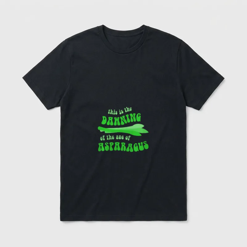 Age Of Asparagus Vegan T-Shirt – Classic T-Shirt in Black