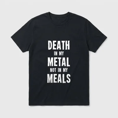 Death Heavy Metal Vegan T-Shirt – Classic T-Shirt in Black