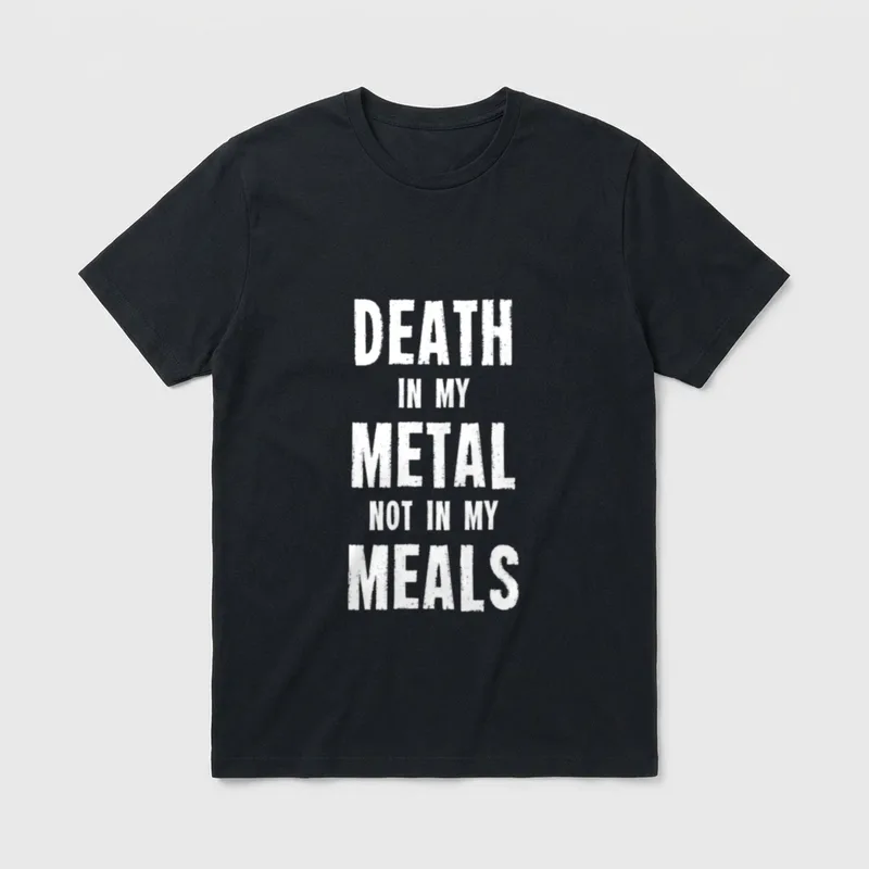 Death Heavy Metal Vegan T-Shirt – Classic T-Shirt in Black