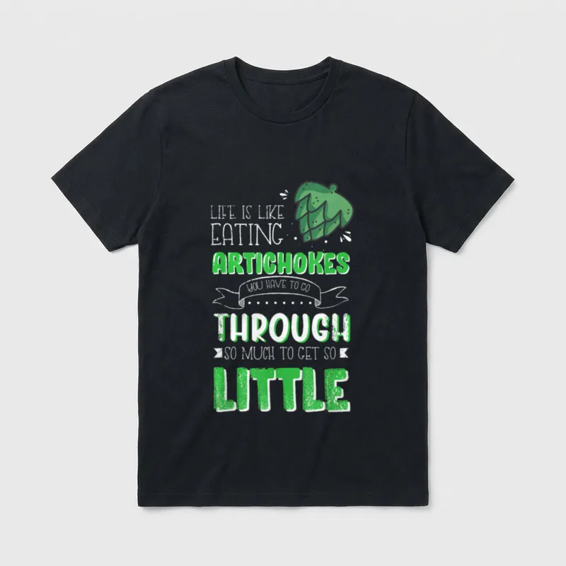 Artichoke lovers vegan design T-Shirt – Classic T-Shirt in Black