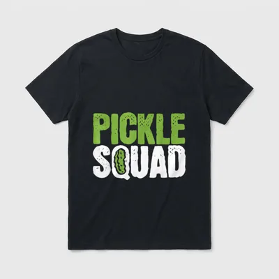 Pickle Cucumber Vegan Squad T-Shirt – Classic T-Shirt in Black