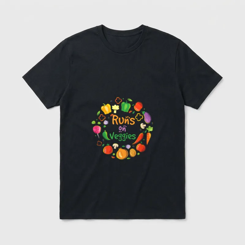 Vegan Vegan Vegetarian Vegetarian T-Shirt – Classic T-Shirt in Black