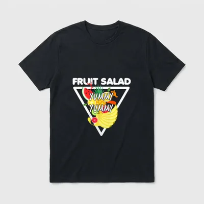 Fruit Salad Yummy Yummy T-Shirt – Classic T-Shirt in Black