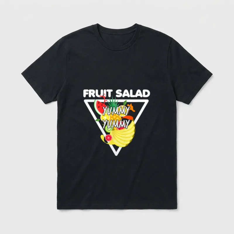 Fruit Salad Yummy Yummy T-Shirt – Classic T-Shirt in Black