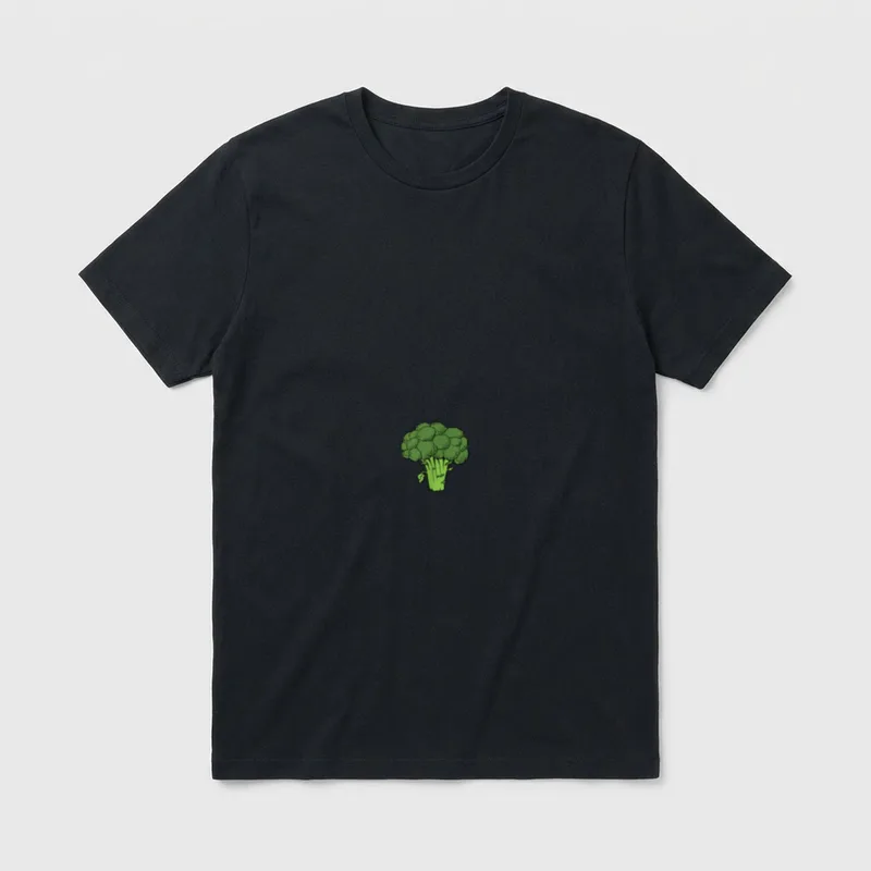 Broccoli Vegetable For Veggie T-Shirt – Classic T-Shirt in Black