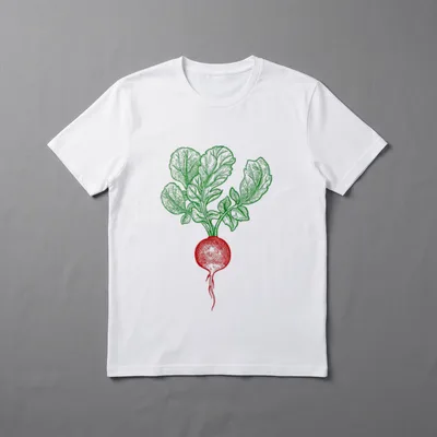 Vegetables Retro Vintage Vegetarian T-Shirt – Classic T-Shirt in Black