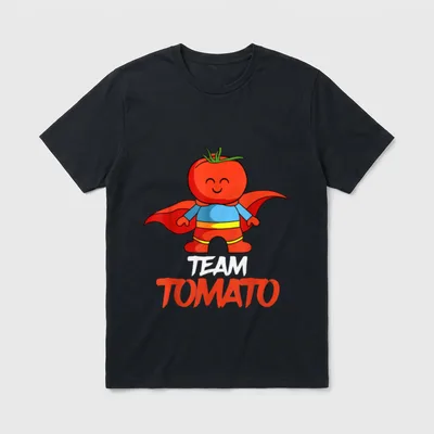 Tomatoes Vegetable Vegans Gardeners T-Shirt – Classic T-Shirt in Black