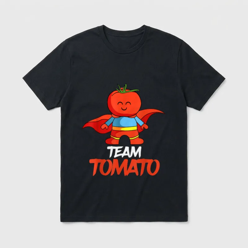 Tomatoes Vegetable Vegans Gardeners T-Shirt – Classic T-Shirt in Black