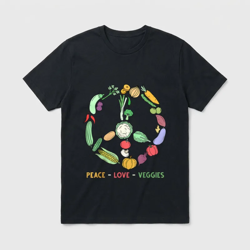 Funny Veggie Art Veggie & Vegetable Shirts T-Shirt – Classic T-Shirt in Black