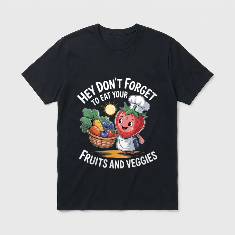 Hey Don't Forget T-Shirt – Classic T-Shirt in Black