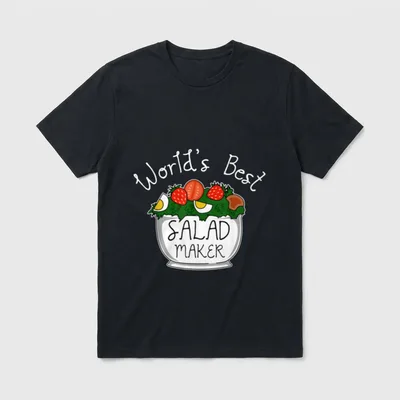Vegetarian Vegan Veggie Funny T-Shirt – Classic T-Shirt in Black