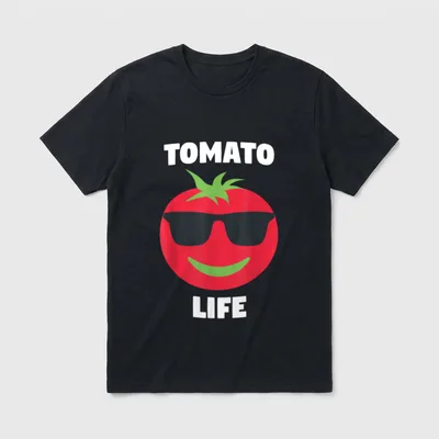 Tomato Life Funny Sunglasses T-Shirt – Classic T-Shirt in Black