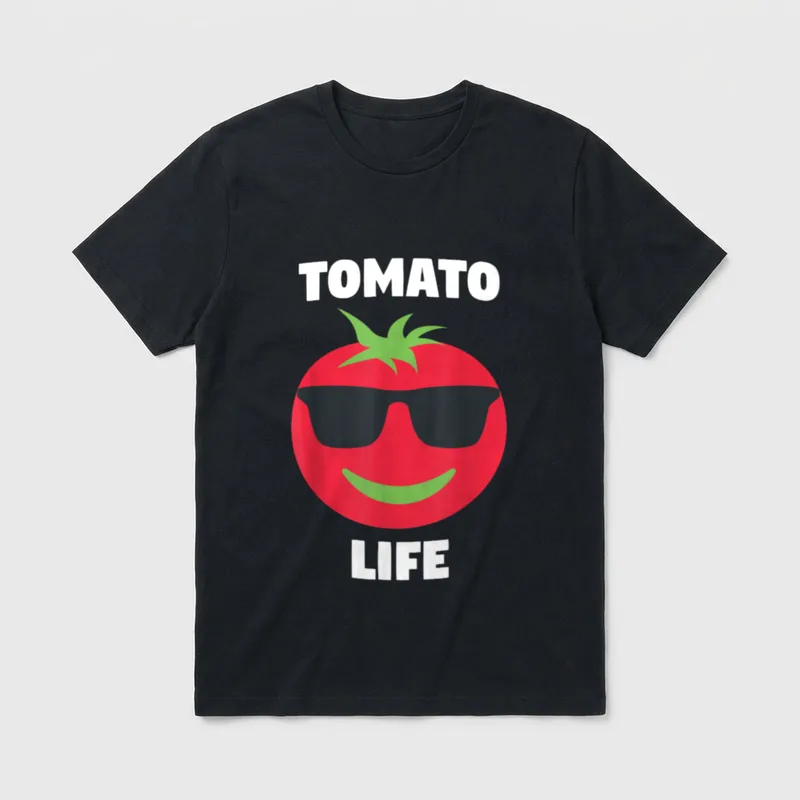 Tomato Life Funny Sunglasses T-Shirt – Classic T-Shirt in Black