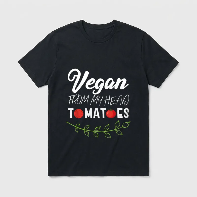 Funny Vegan Plant Based T-Shirt – Classic T-Shirt in Black