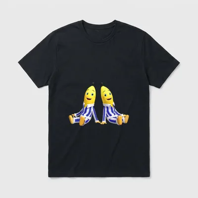 Bananas in Pyjamas B T-Shirt – Classic T-Shirt in Black