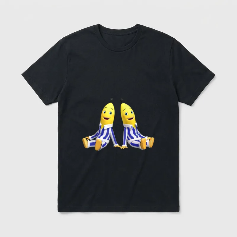 Bananas in Pyjamas B T-Shirt – Classic T-Shirt in Black