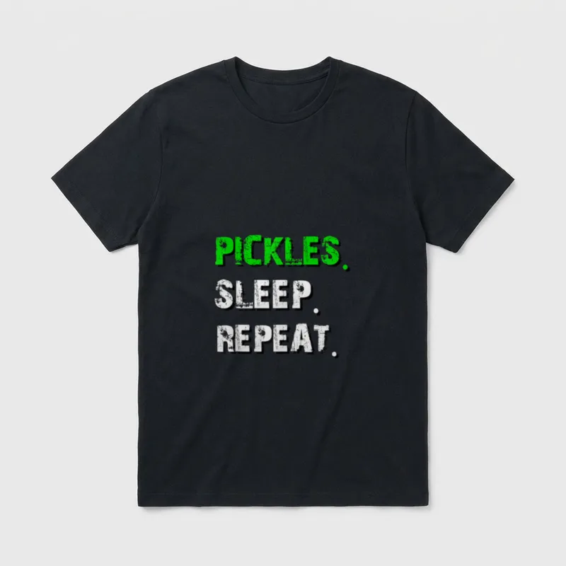 Funny Pickle Lover T-Shirt – Classic T-Shirt in Black