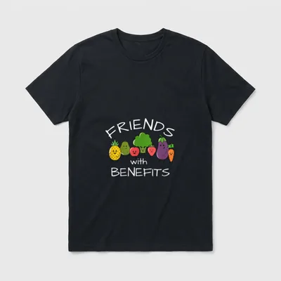 Funny Cute Fruit T-Shirt – Classic T-Shirt in Black
