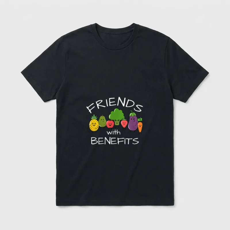 Funny Cute Fruit T-Shirt – Classic T-Shirt in Black
