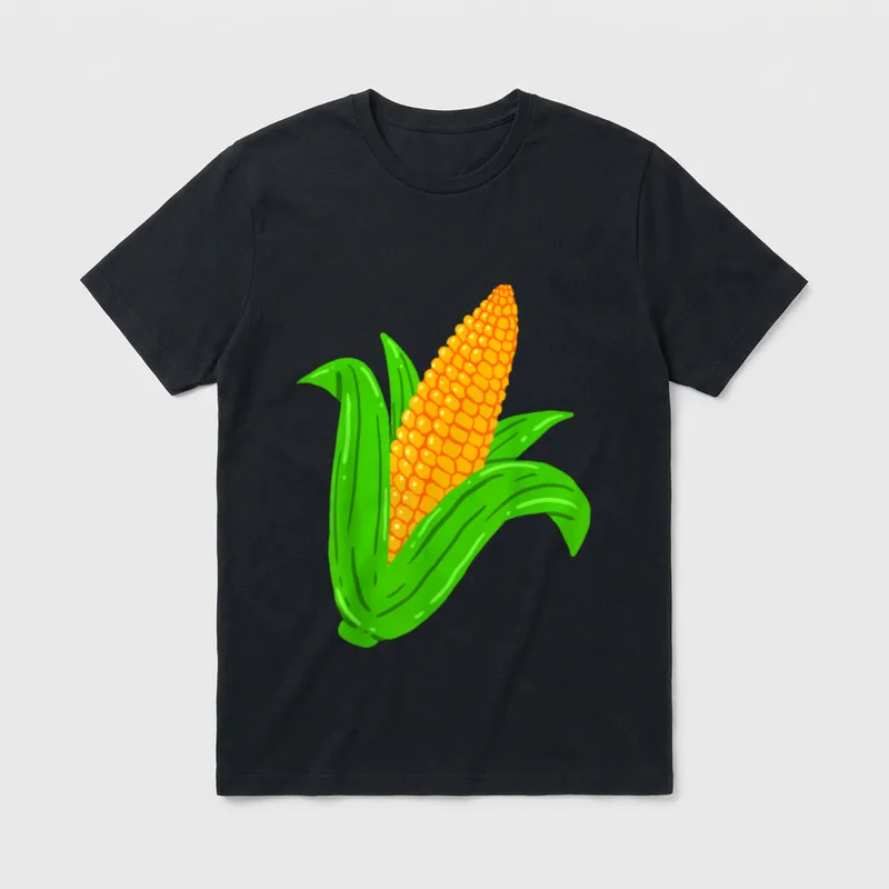 Corn Farmer Farm Greengrocer T-Shirt – Classic T-Shirt in Black