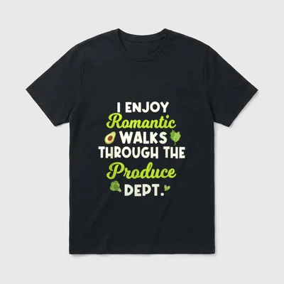 Produce Department Lovers Fresh T-Shirt – Classic T-Shirt in Black
