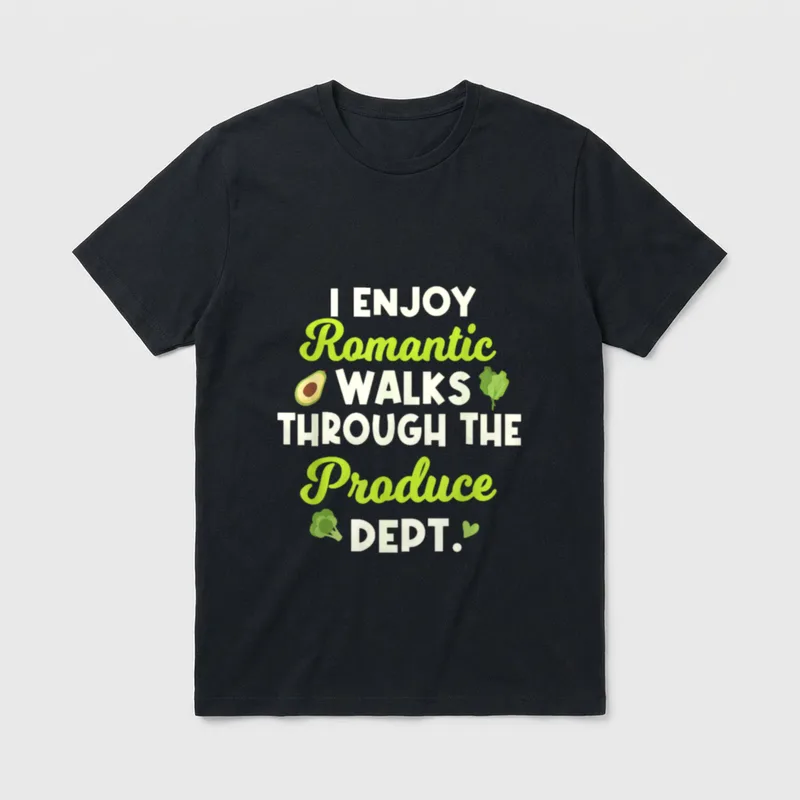 Produce Department Lovers Fresh T-Shirt – Classic T-Shirt in Black