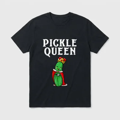 Funny Pickle Queen For Women T-Shirt – Classic T-Shirt in Black