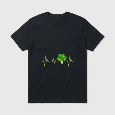 Cool Broccoli For Men T-Shirt – Classic T-Shirt in Black