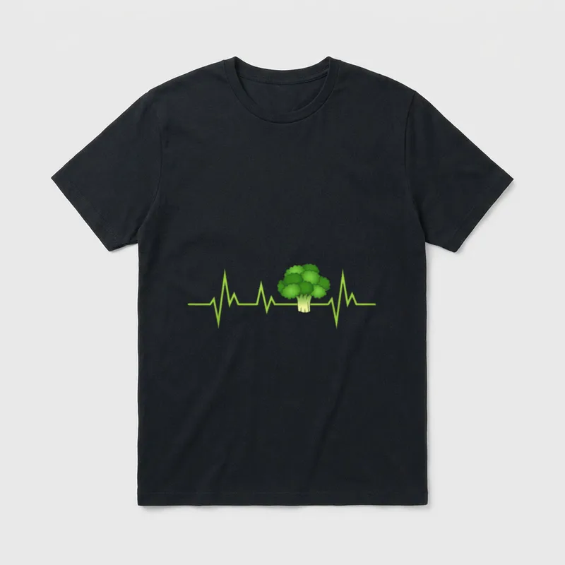 Cool Broccoli For Men T-Shirt – Classic T-Shirt in Black